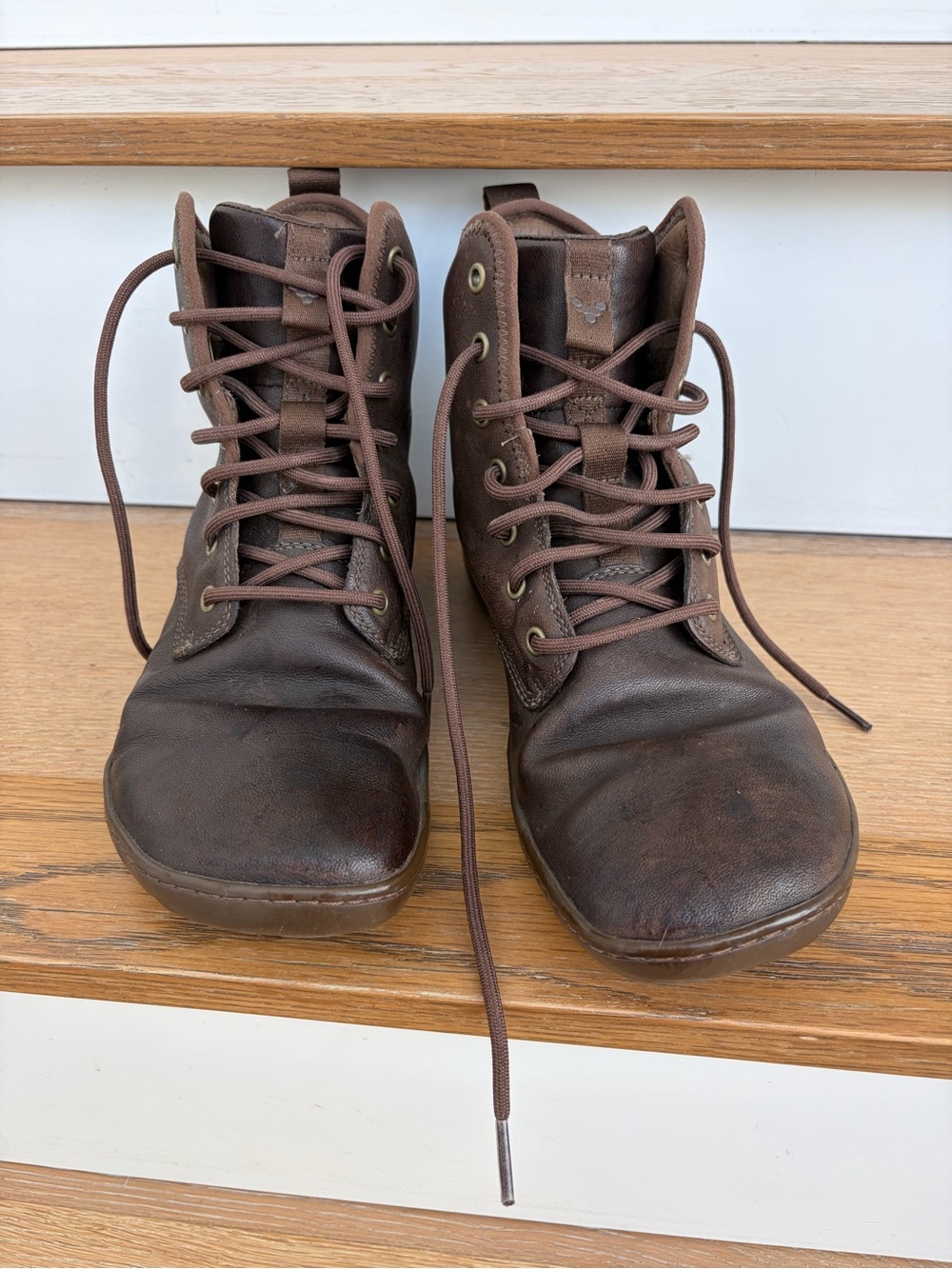 Vivobarefoot Scott Leather Minimalist Barefoot Boots Brown Men's Size 41 / US 8